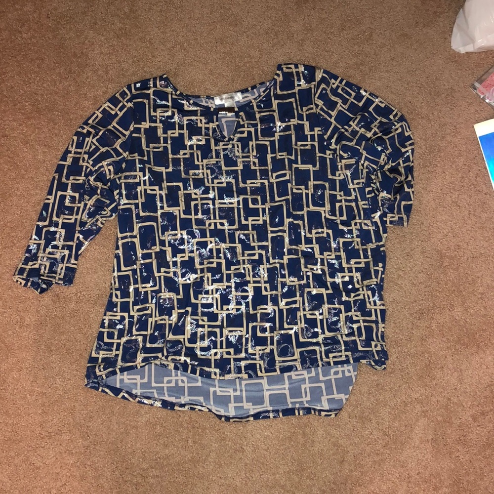 Blue Dress Barn blouse
